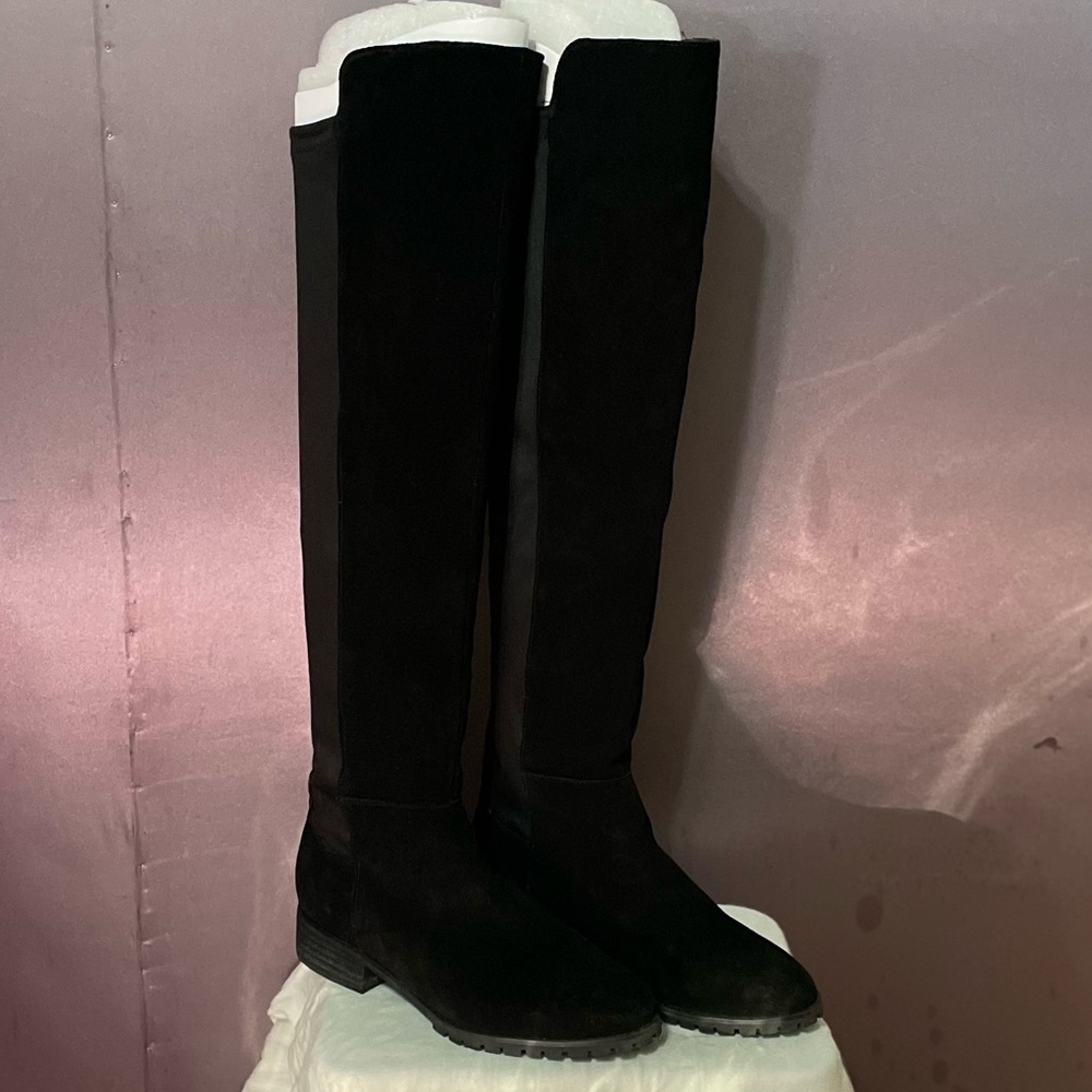 Gorgeous pair of boots. Black Suede, waterproof, over the knee, never been worn.
